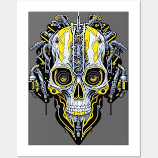 Mecha Skull S01 D47 Posters and Art